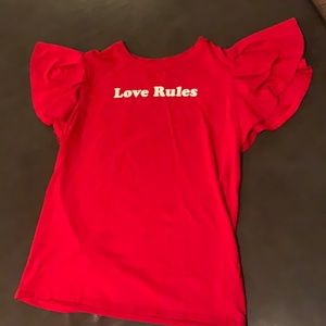 Red Girls T-Shirt - Hardly Worn